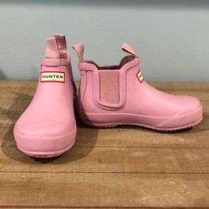 Hunter kids ankle rain boots